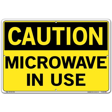 Vestil Aluminum Composite Sign, 12-1/2" H, 18-1/2" W, Aluminum Composite, Rectangle, SI-C-21-D-AC-130 SI-C-21-D-AC-130